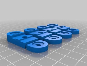 mprojeto cama de suporte do conjunto A impressão 3d 3d print model - Mito3D