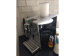 jura ena 9 Kaffee Bohnenbehälter-Erweiterung Küche und Esszimmer 3d print model - Mito3D