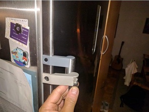 siemens buzdolabı destek kolu yedek parça dondurucu 3d print model - Mito3D