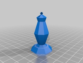 il vescovo di scacchi 3d print model - Mito3D