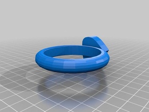 ring 3d printing earrings 3d print model - Mito3D