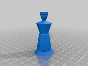 el rey de ajedrez 3d print model - Mito3D