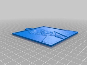 kent fuchs lithopane 2d art customized 3d print model - Mito3D