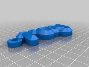 ray portachiavi organizzazione su misura 3d print model - Mito3D
