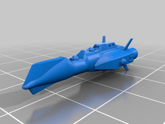 asc banshee destroyer vehicles 3D print model - Mito3D
