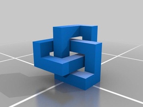 tangled-box Skulpturen box Knoten Skulptur 3d print model - Mito3D
