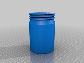 school pencil pot hex art tools 3d print model - Mito3D