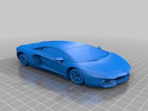 lamborghini A impressão 3d 3d print model - Mito3D