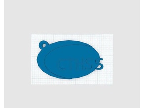 julia belmont cthss portachiavi logo La stampa 3d alta scuola keychain 3d print model - Mito3D