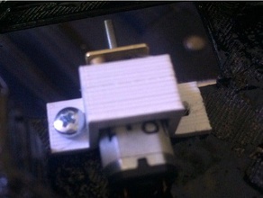 gear motor mounting bracket diy vacuum robot 3d print model - Mito3D