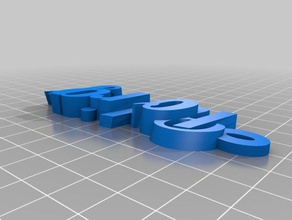 llavero rodrigo organization customized 3d print model - Mito3D