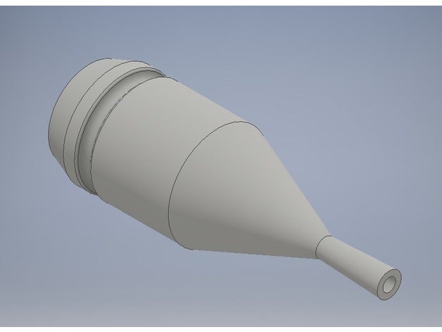 party balloon nozzle engineering 3D print model - Mito3D