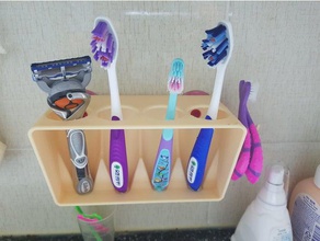 cepillo de dientes titular cuarto baño 3d print model - Mito3D