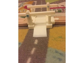 train crossing cut version toys & games 3d print model - Mito3D