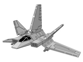 sw - xg-1 starwing saldırı yapacağını açıkladı oyuncaklar ve oyunlar pc-oyunu scifi star wars starfighter masa üstü x-wing minyatür 3d print model - Mito3D