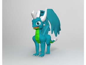 dragon-Figur Spielzeug & Spiele Charakter Kreatur dragon Abbildung statue 3d print model - Mito3D