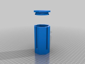 hexagonal amiibo container games 3d print model - Mito3D