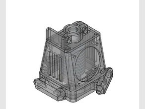 micromake d1 detachable effector 3d printer parts delta kossel 3d print model - Mito3D