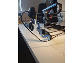 anet a8 camera mount 3d printer accessories trust spotlight pro 3d print model - Mito3D