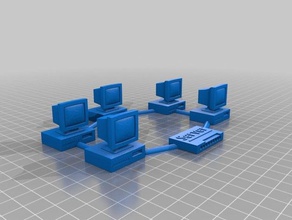 network topology ring learning 3d print model - Mito3D