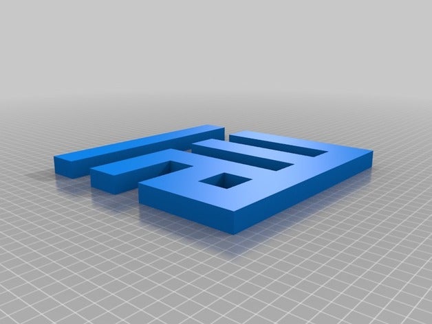 le khat kufi les signes et logos l'islam 3D print model - Mito3D