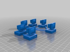 topologia di rete mesh apprendimento 3d print model - Mito3D
