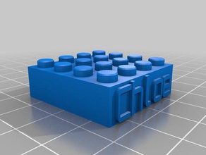 chloe 4x4 construction toys customized 3d print model - Mito3D