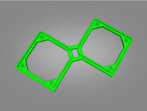 biquadratique antenne fpv 12 ghz v2 r c véhicules de l'antenne ibcrazy 3d print model - Mito3D