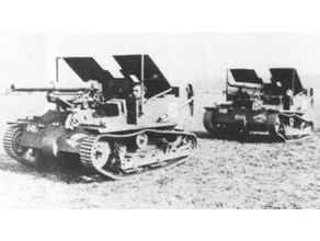 vickers Carlton-loyd mk vı 47 mm frc araç Belçika askeri tank silah II İkinci Dünya Savaşı 3d print model - Mito3D