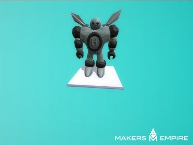 le robot art 3D print model - Mito3D