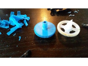 engrenagem de direção crianças passeio carro Impressora 3d peças mini cooper brinquedo 3d print model - Mito3D