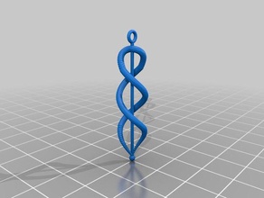spiral earrings jewelry customized 3d print model - Mito3D