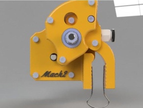 geared bowden 3 gear ratios 3d printer parts extruder gears multi nema 17 3d print model - Mito3D