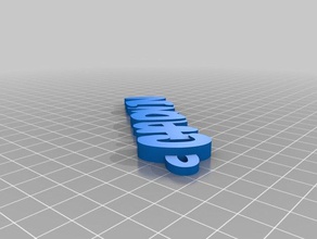 chadwin keychains customized 3d print model - Mito3D