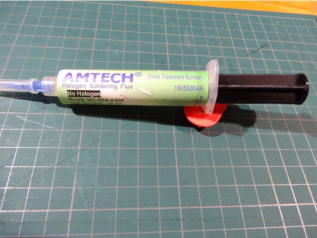 amtech 10ml flux spritzenkolben - Elektronik 3D print model - Mito3D