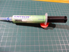 amtech 10ml flux syringe plunger electronics 3d print model - Mito3D