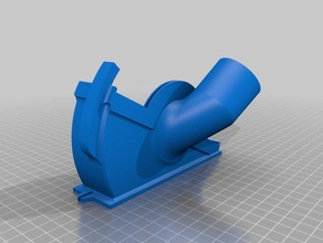 milwaukee m18 la amoladora del polvo de colección agregar herramientas 3d print model - Mito3D