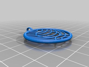 sphère pendentif accessoires personnalisé 3d print model - Mito3D