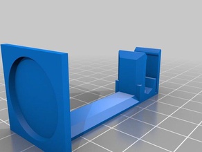 il mio personalizzato di pick-and-stick magnetico occhio vetro montaggio organizzazione su misura 3d print model - Mito3D