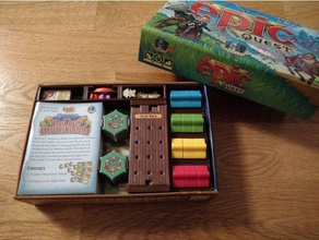 tiny epic quest Brettspiel box einfügt Spielzeug & game Zubehör board einfügen Feld teq 3d print model - Mito3D