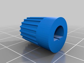perilla de osciloscopio la electrónica 3d print model - Mito3D