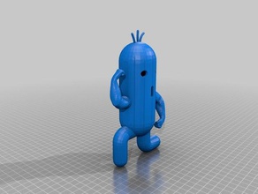 cactuar working out toy & game accessories final fantasy 3d print model - Mito3D