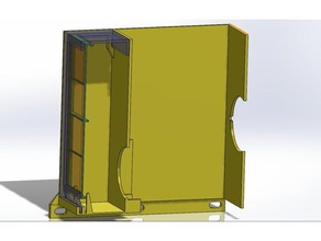 cubierta amarilla 3dpandoras ventilador filtro hepa cosita Impresora 3d de las piezas canon color la ix6500 multicolor polvo impresora el prototipo 3d print model - Mito3D