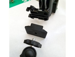 gopro mount Stativ-adapter Kamera tripod 3d print model - Mito3D