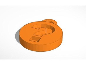 cuestionable llavero llaveros 3d print model - Mito3D