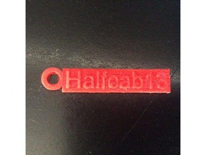 halfcab13 keychain plz sub 3d print model - Mito3D