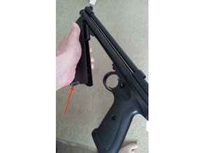 crossman p1377 kol popo spor ve açık hava benjamin pellet silah pelet tabanca yardımcı pompa 3d print model - Mito3D