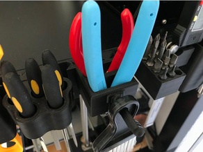 pliers support tools anet a6 tool holder 3d print model - Mito3D