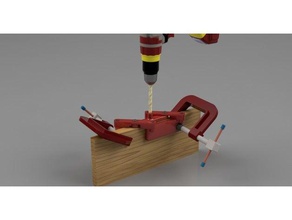 zentriert drill-jig hand-Werkzeuge 3d print model - Mito3D