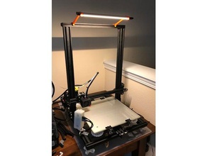 cr10 led light bracket 3d printer accessories cr-10 creality holder lighting 3d print model - Mito3D